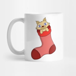 Christmas Kitten Mug